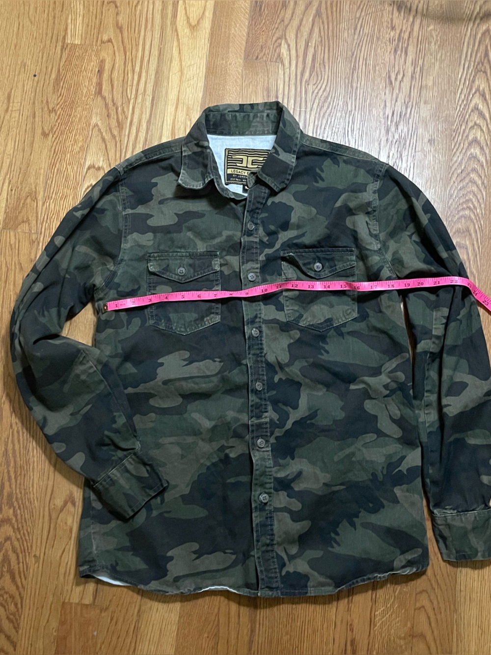 Jordan Craig Legacy Edition Camo Long Sleeve Button Down Shirt - Medium